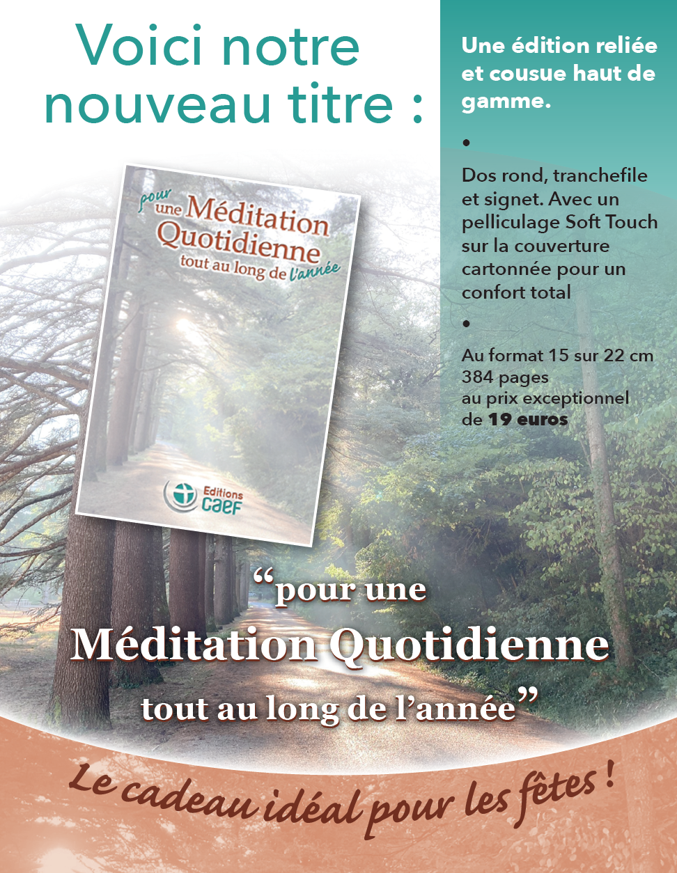 Pour une Méditation Quotidienne tout au long de lannée Editions CAEF